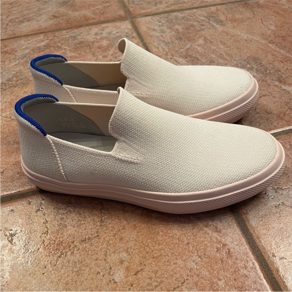 Women’s Rothy's Cream and pink sole Slip-On Sneakers - Picture 1 of 7